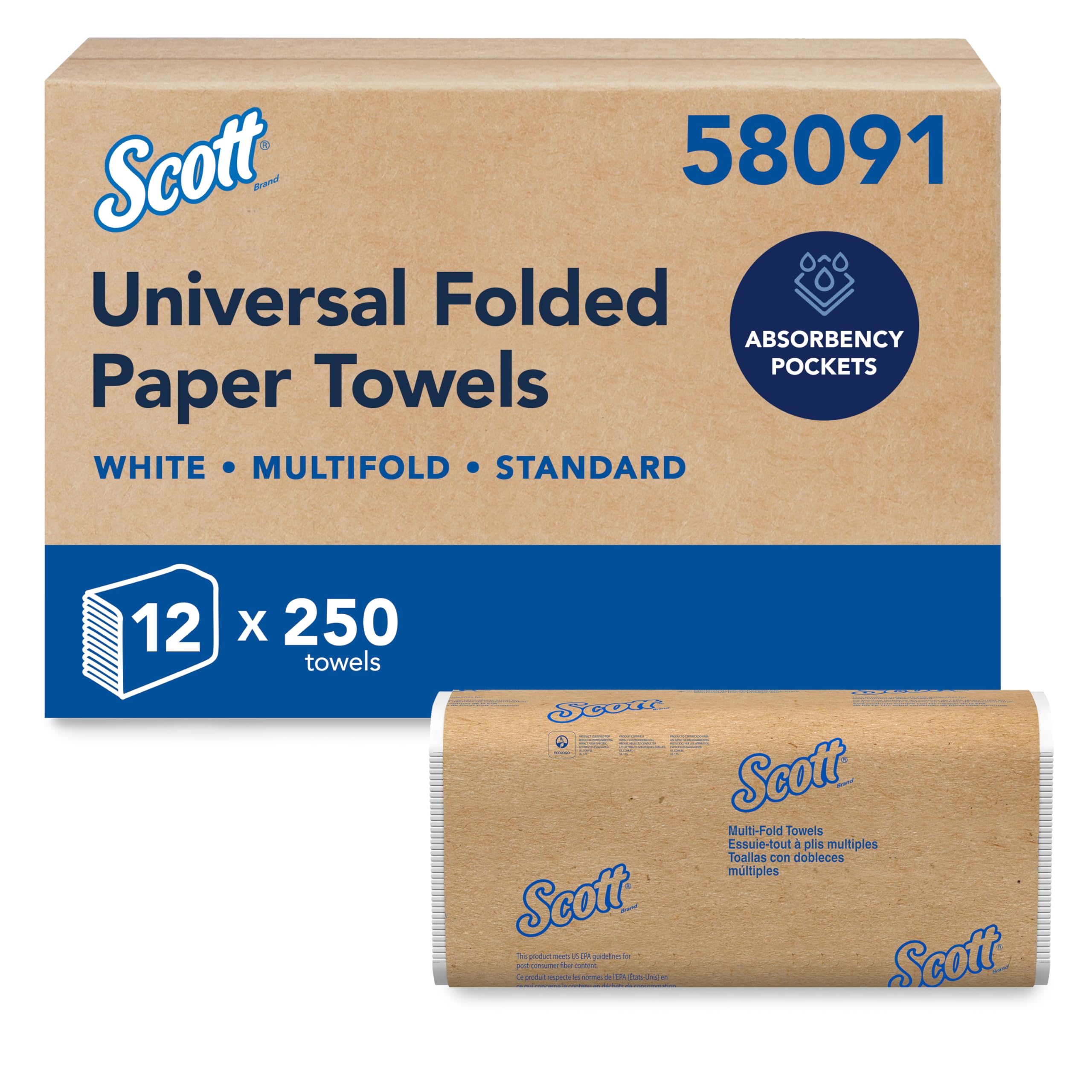Amazon.com: Scott Professional Multifold Paper Towels, Bulk, 12 x